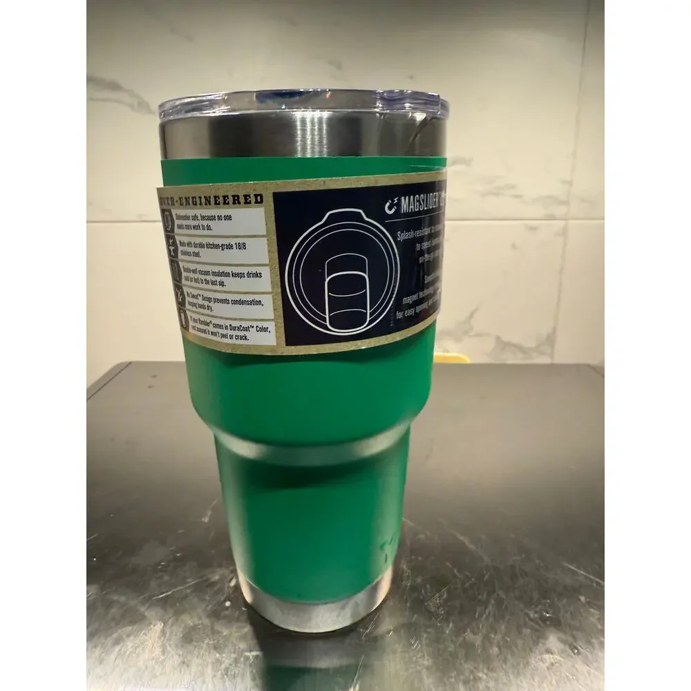 NWT YETI Rambler 30 oz Tumbler with MagSlider Lid – Verde Green